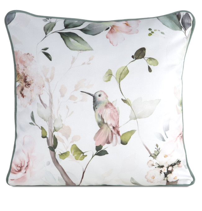 Povlak na polštář INEZ bílý / zelený