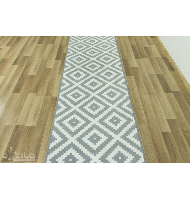 Protiskluzový běhoun Romby 19 - šedý