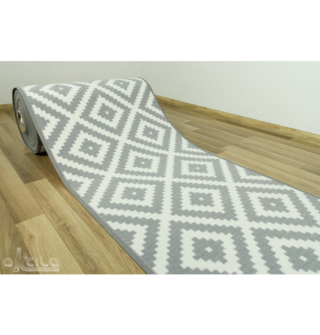 Protiskluzový běhoun Romby 19 - šedý