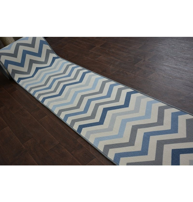 Protiskluzový běhoun SKY nebeský ZYGZAK