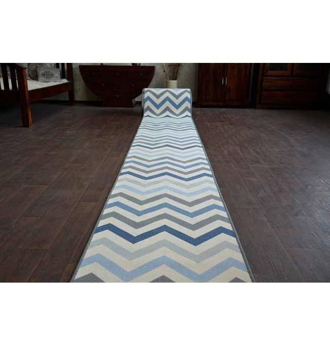 Protiskluzový běhoun SKY nebeský ZYGZAK