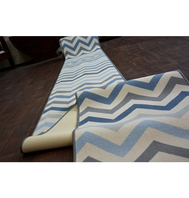 Protiskluzový běhoun SKY nebeský ZYGZAK