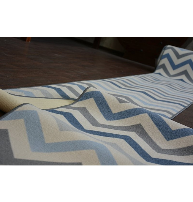 Protiskluzový běhoun SKY nebeský ZYGZAK