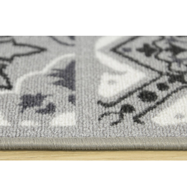 Protiskluzový koberec / běhoun Patchwork šedý