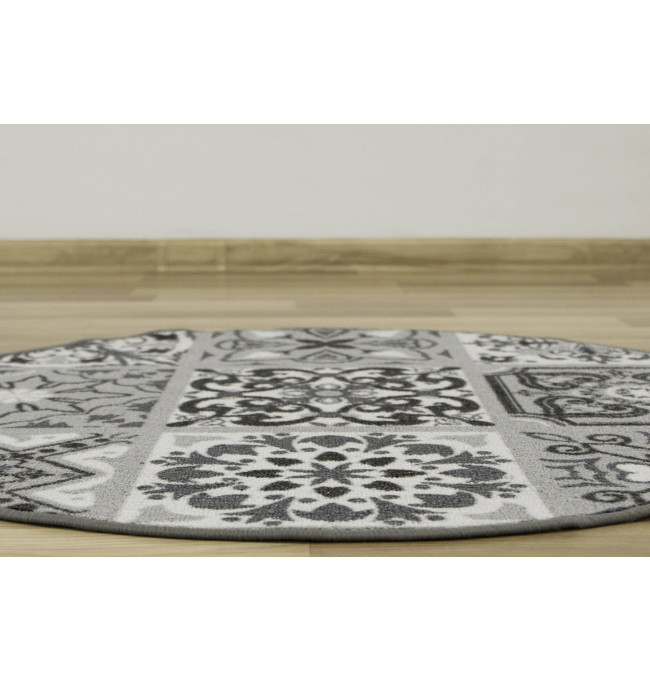 Protiskluzový koberec Patchwork šedý