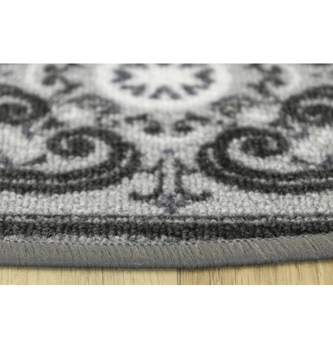 Protiskluzový koberec Patchwork šedý