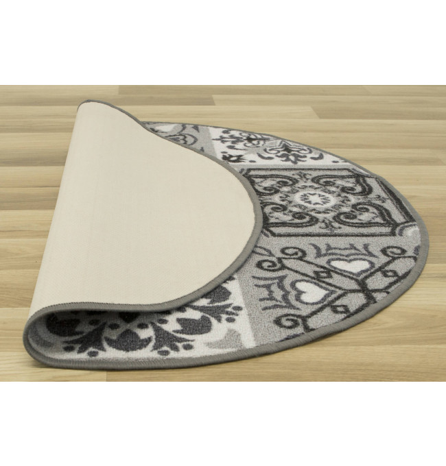 Protiskluzový koberec Patchwork šedý