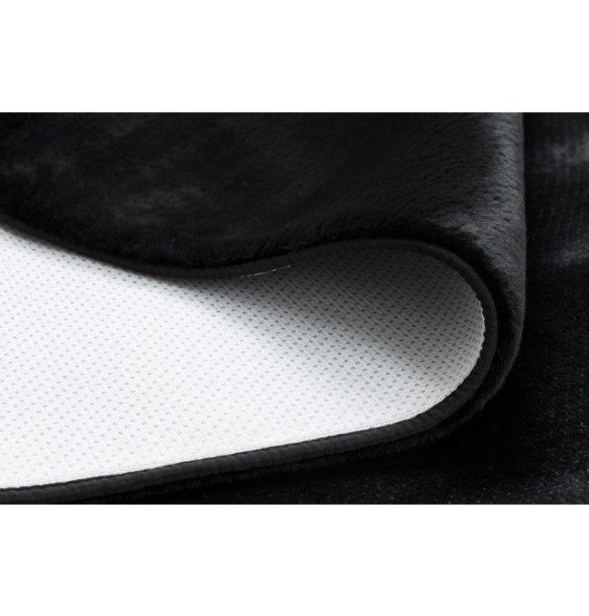 Protiskluzový koberec POSH Shaggy černý plyš