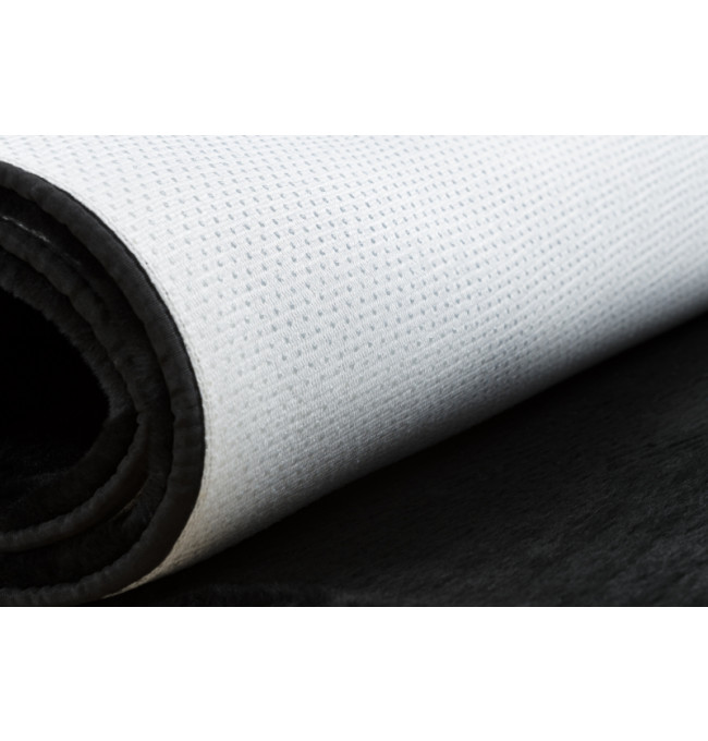 Protiskluzový koberec POSH Shaggy černý plyš