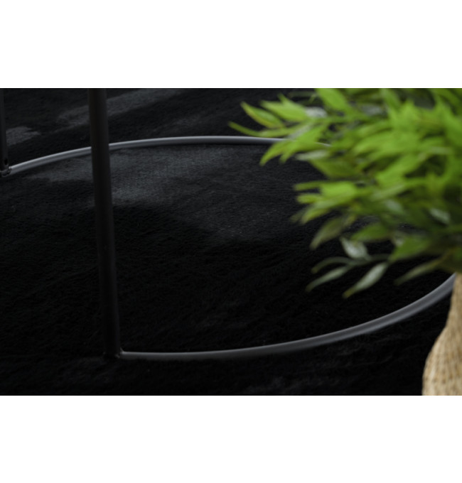 Protiskluzový koberec POSH Shaggy černý plyš