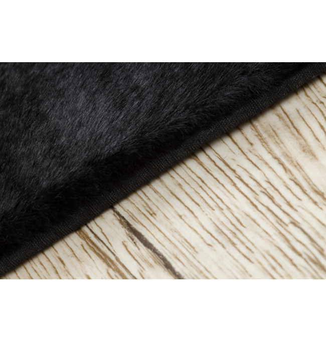 Protiskluzový koberec POSH Shaggy černý plyš