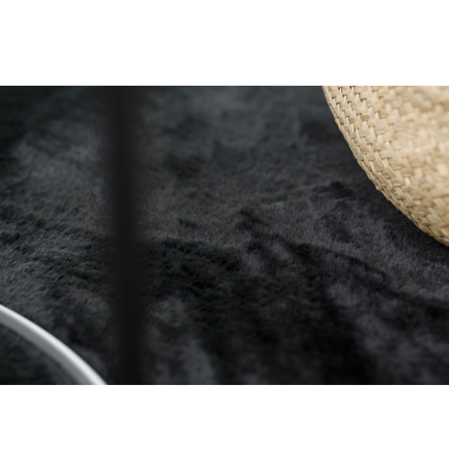 Protiskluzový koberec POSH Shaggy černý plyš