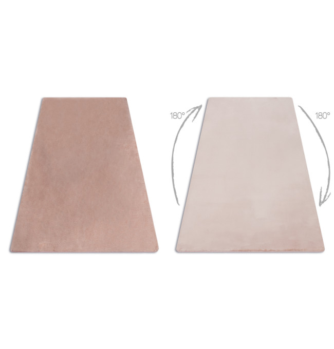 Protiskluzový koberec POSH Shaggy špinavě růžový