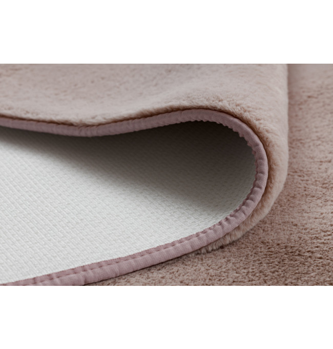 Protiskluzový koberec POSH Shaggy špinavě růžový
