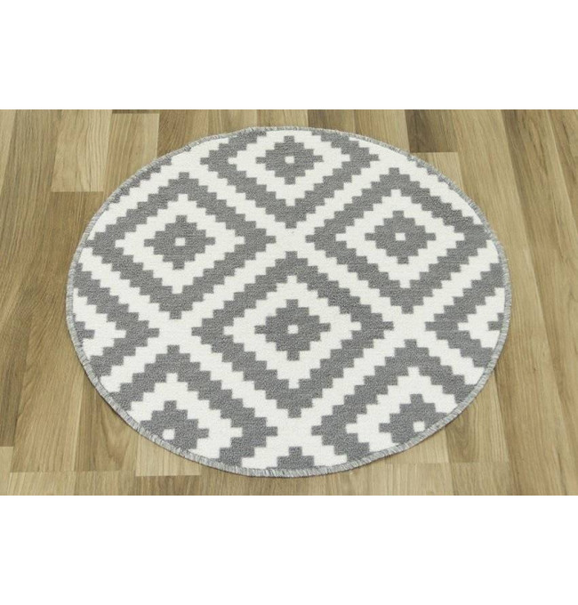 Protiskluzový koberec Romby 19 šedý