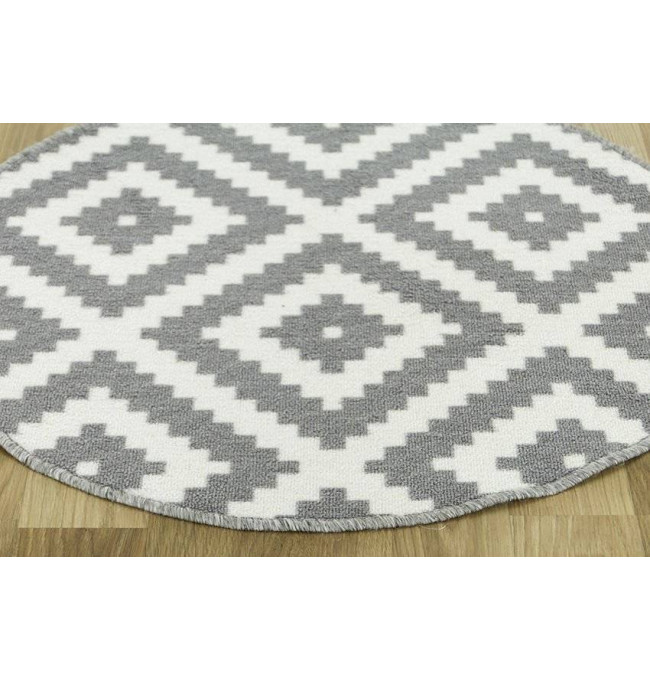 Protiskluzový koberec Romby 19 šedý