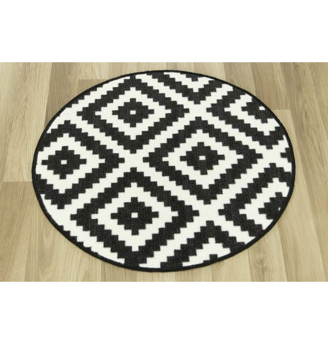 Protiskluzový koberec Romby 91 černý