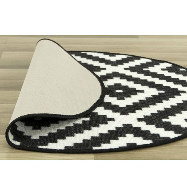 Protiskluzový koberec Romby 91 černý