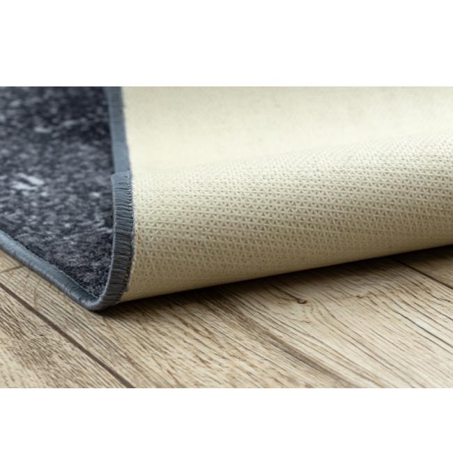 Protiskluzový koberec WOOD dřevo, desky - šedý