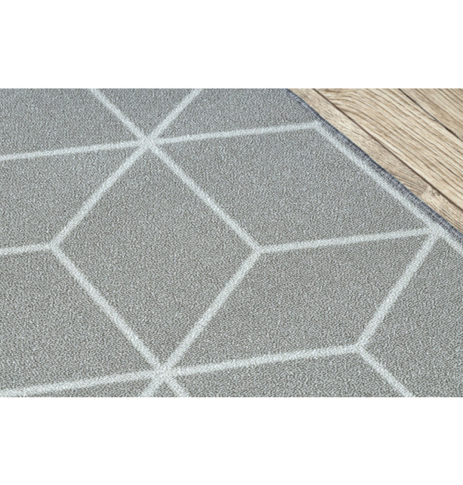 Protiskluzový běhoun CUBE kostka šedý - výprodej