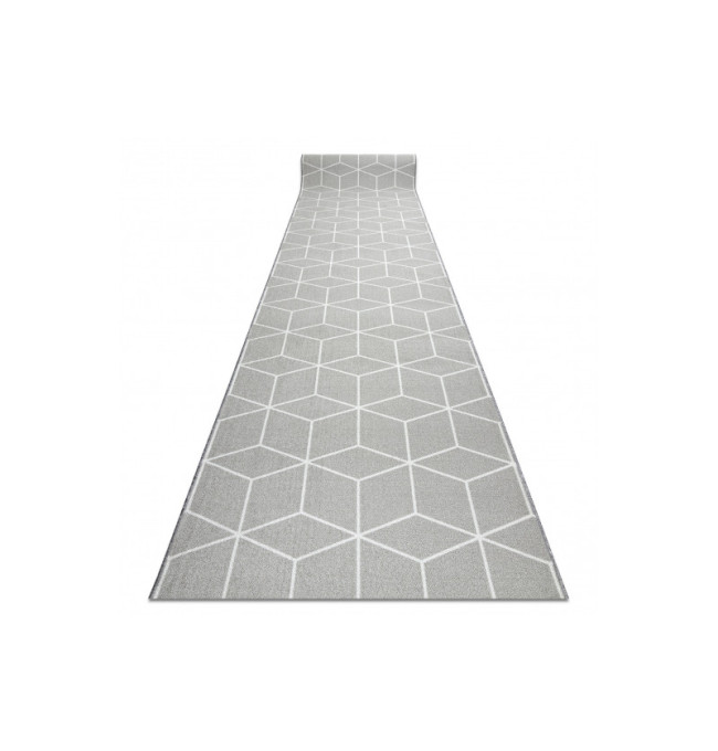 Protiskluzový běhoun CUBE kostka šedý - výprodej