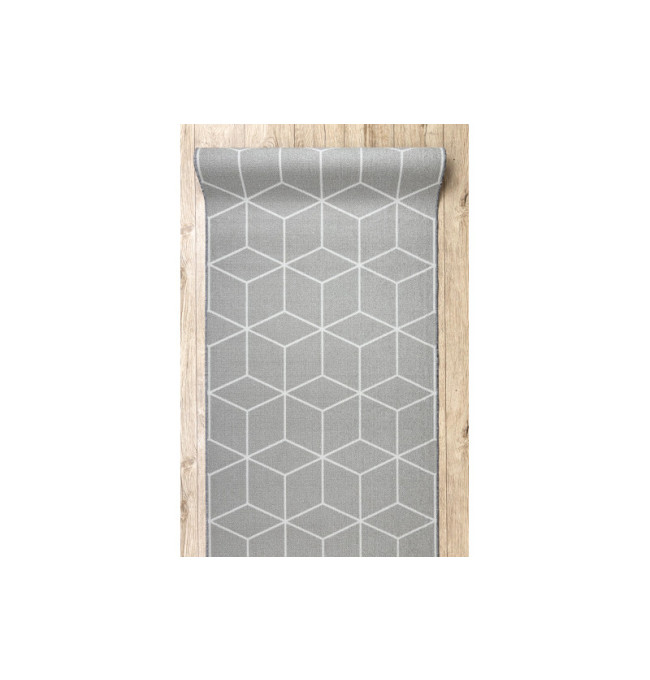 Protiskluzový běhoun CUBE kostka šedý - výprodej