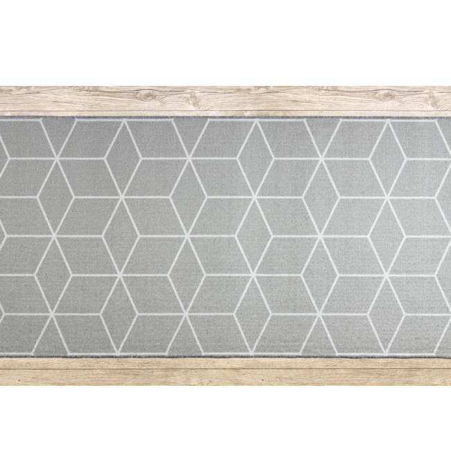 Protiskluzový běhoun CUBE kostka šedý - výprodej