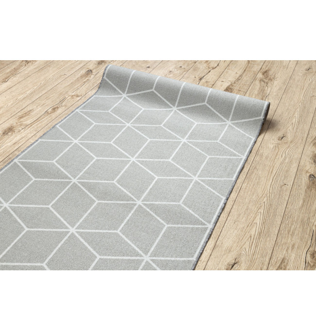 Protiskluzový běhoun CUBE kostka šedý - výprodej
