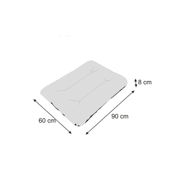 Matrace ECO PRESTIGE R1 tmavě šedý ekolen