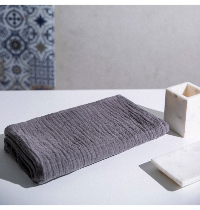 Ručník ELIN mušelinový, grafitový 860664