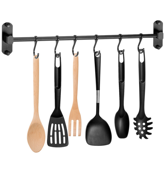 Držák na kuchyňské náčiní SIVAS černý