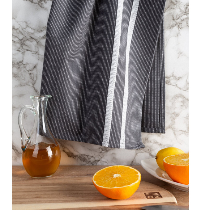 Sada kuchyňských utěrek OLIVIA 10 ocelová