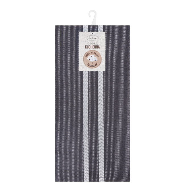 Sada kuchyňských utěrek OLIVIA 10 ocelová