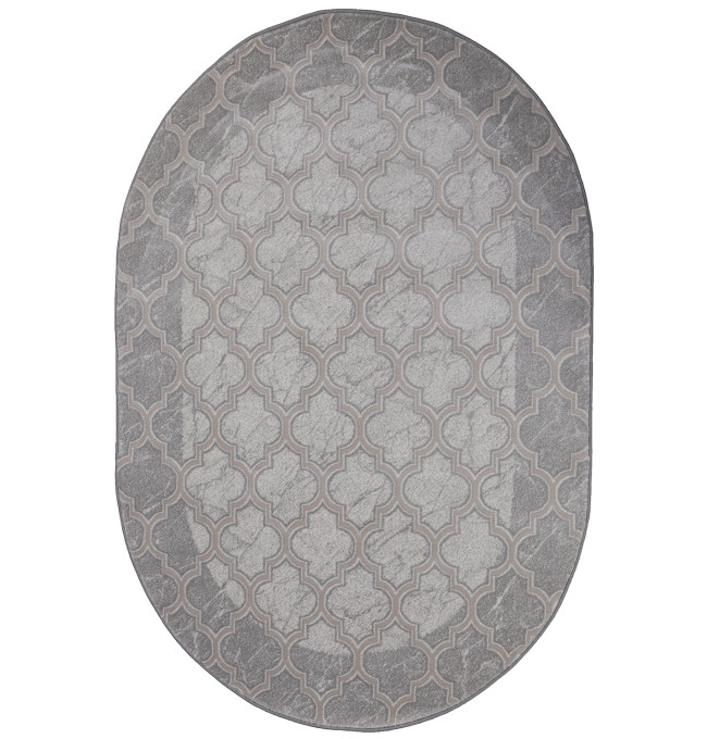 Koberec ROXY 8359C L.GREY ovál