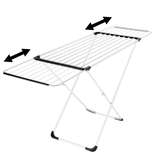 Výsuvný sušák na prádlo ARIA bílý