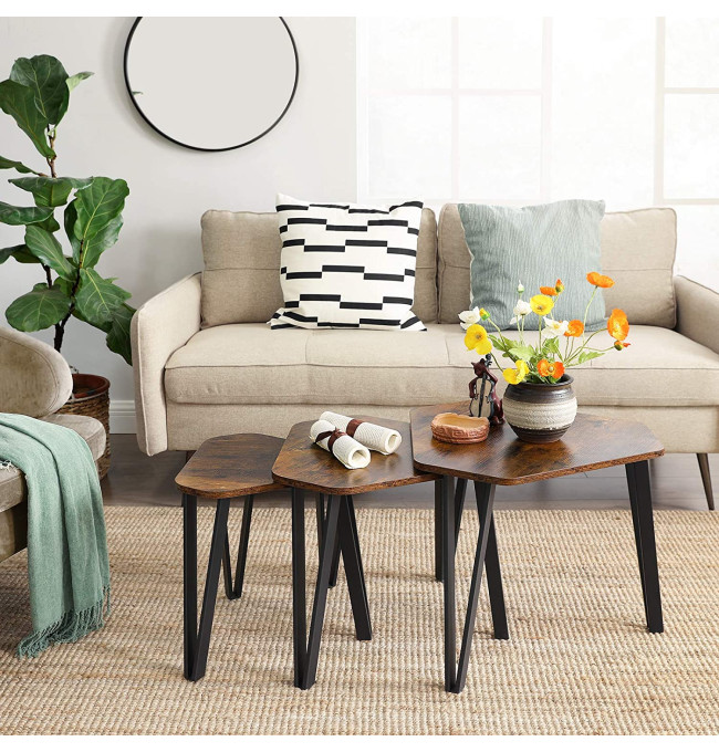 Sada 3 odkládacích stolků LNT14BX