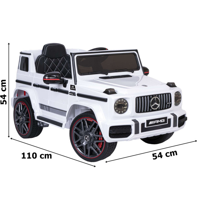 Elektrické autíčko MERCEDES AMG G63 bílé