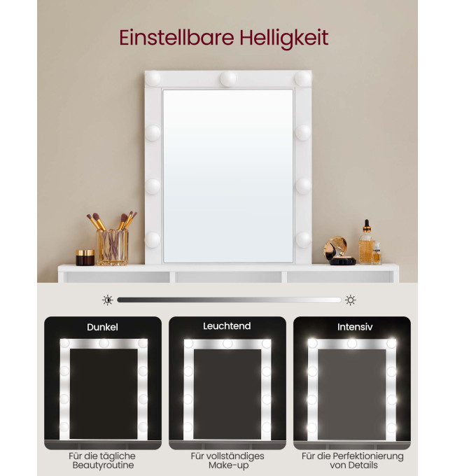 Toaletní stolek s osvětlením RDT164W01