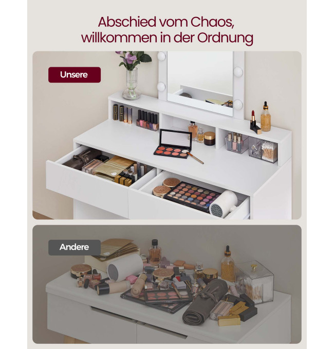 Toaletní stolek s osvětlením RDT164W01