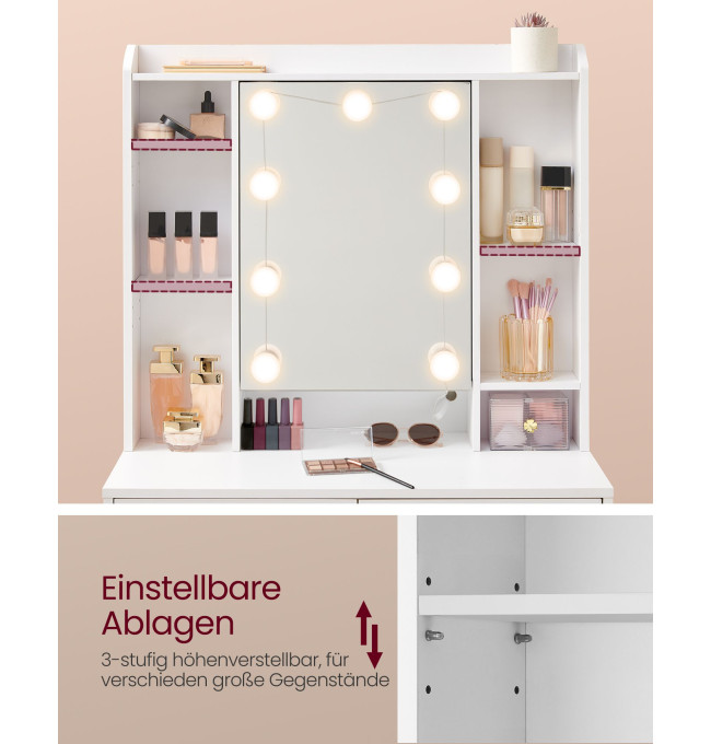Toaletní stolek s LED osvětlením RDT126W01