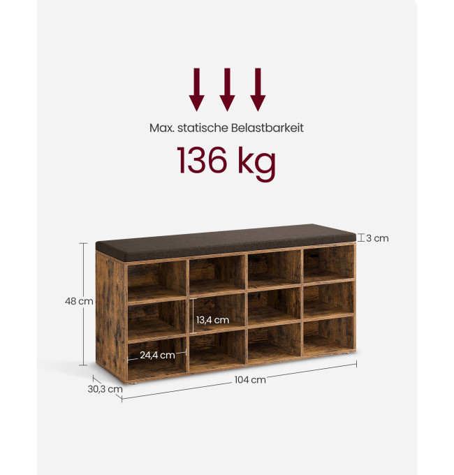 Botník se sezením LHS012B01