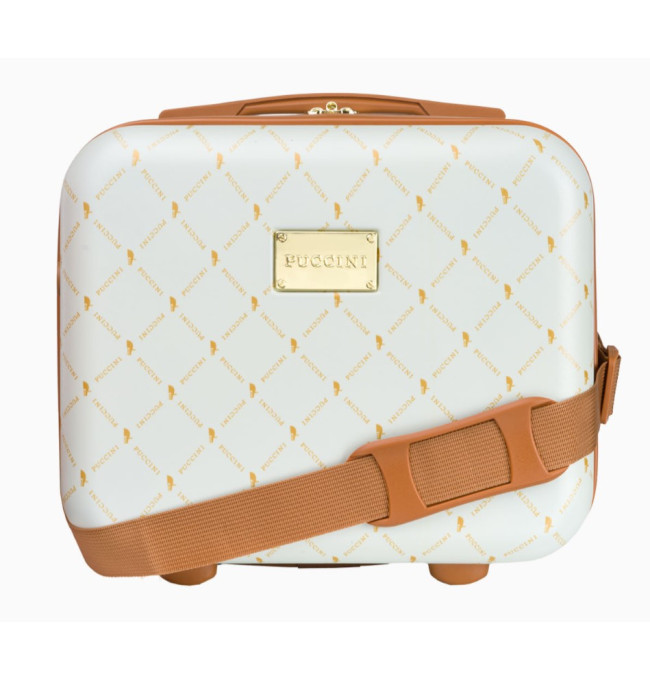 Béžové cestovní pouzdro Saint Tropez s monogramem