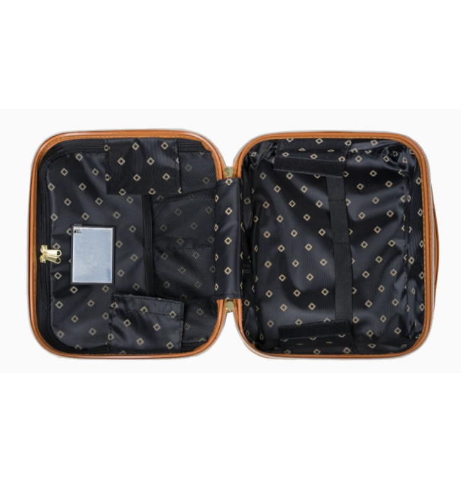 Béžové cestovní pouzdro Saint Tropez s monogramem