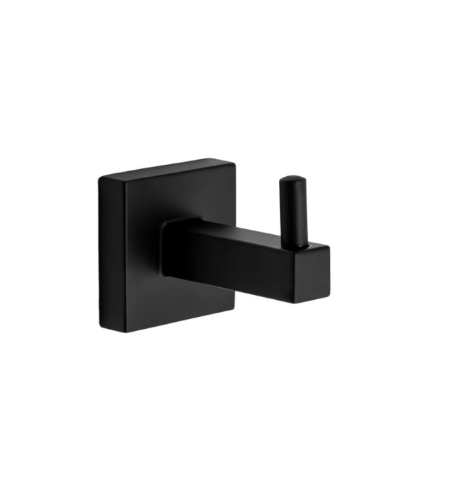 Koupelnový věšák černý 322196