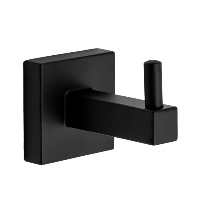 Koupelnový věšák černý 322196