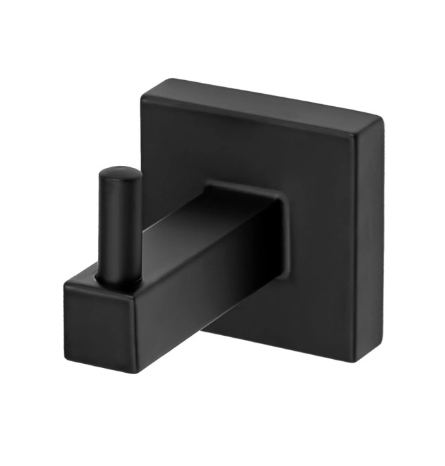 Koupelnový věšák černý 322196