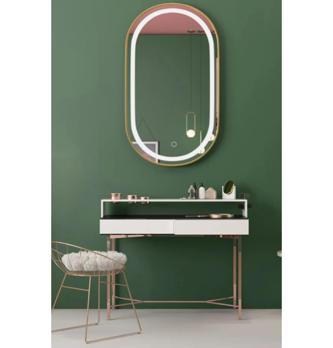 Oválné LED zrcadlo 60x90CM