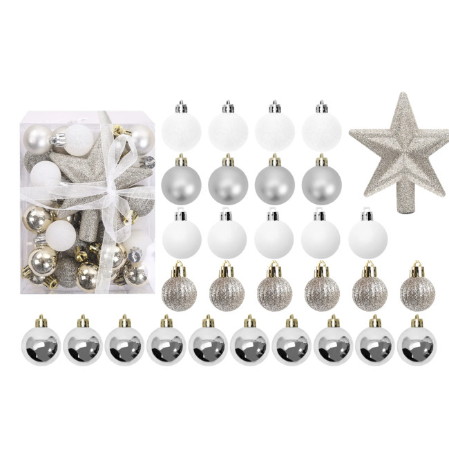 Vánoční kuličky -  SYSD1688-046 (36ks)