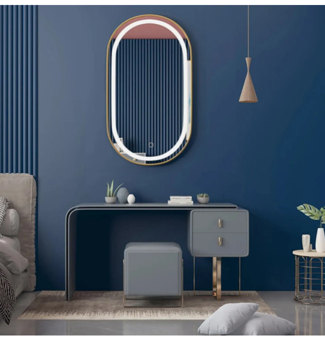 Oválné LED zrcadlo 60x90CM