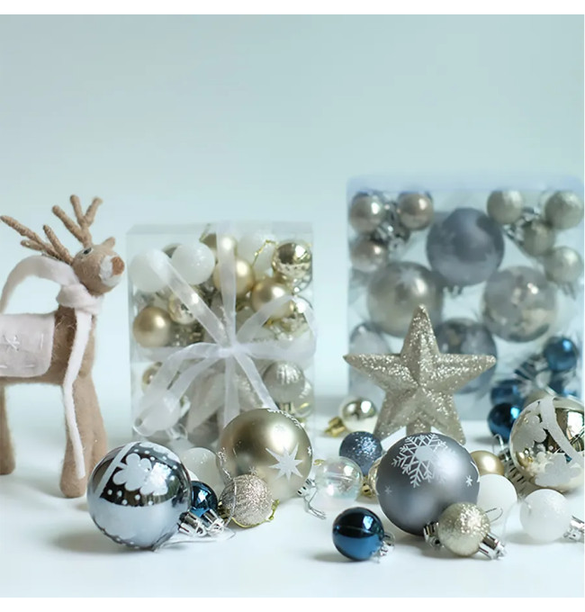 Vánoční kuličky -  SYSD1688-046 (36ks)